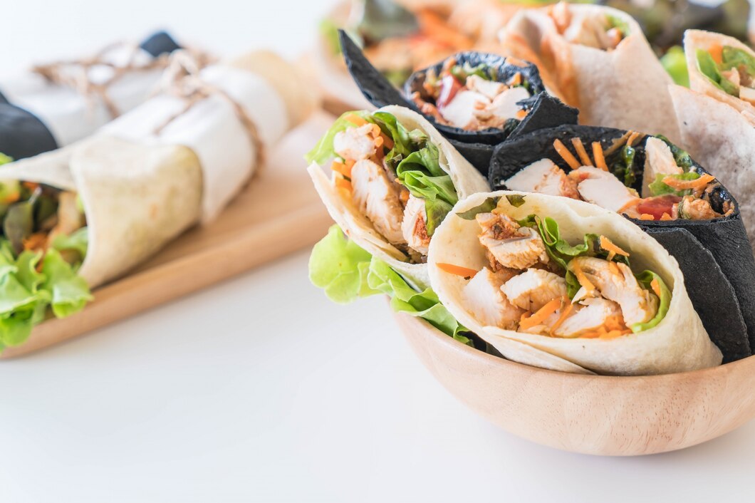 Seafood Wrap Sandwich